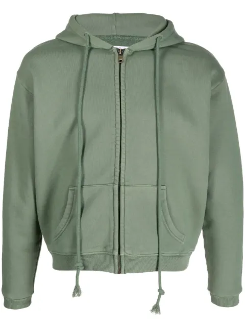 ERL cotton zip-up hoodie
