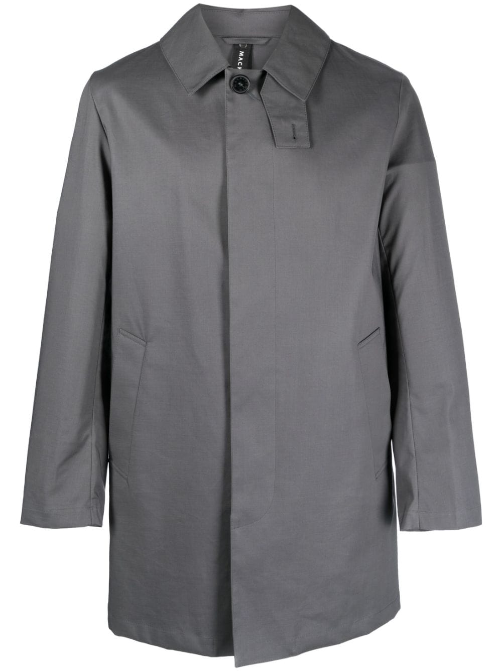 Mackintosh Cambridge Raintec Cotton Coat In Grey