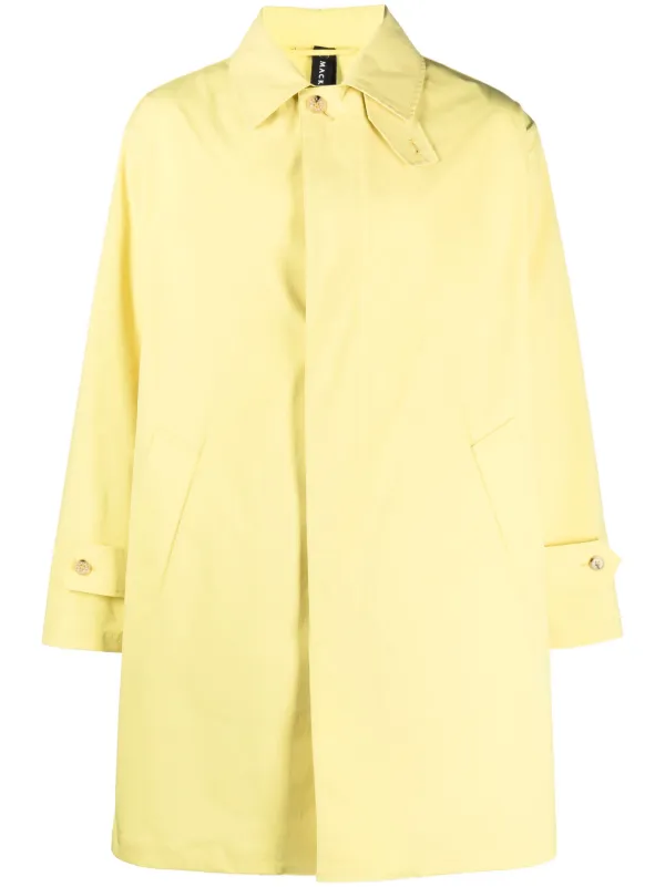 Yellow hot sale mackintosh raincoat