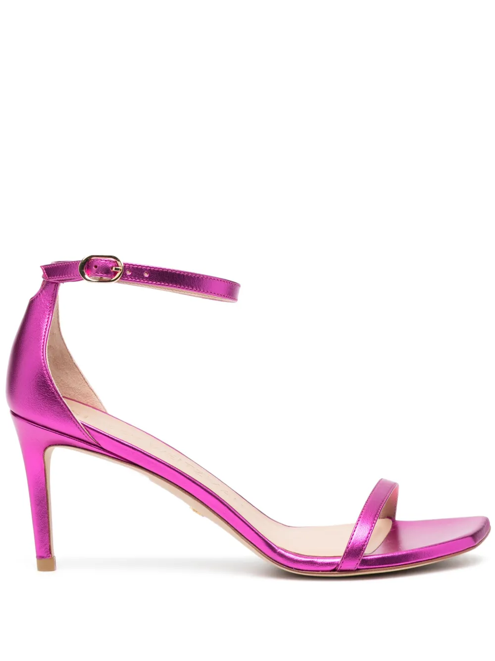 Stuart Weitzman Nudistcurve 75mm Heel Sandals In Pink