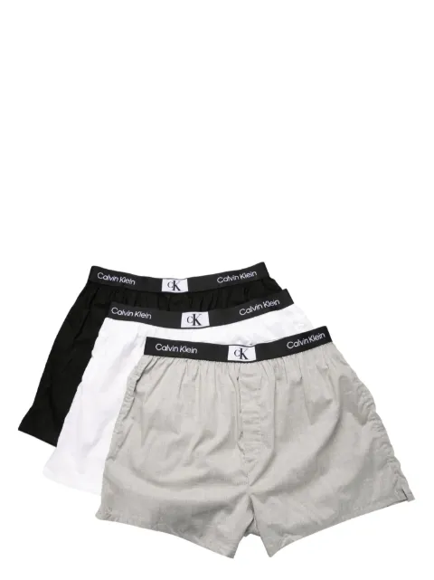 Calvin Klein logo-waistband cotton boxers pack