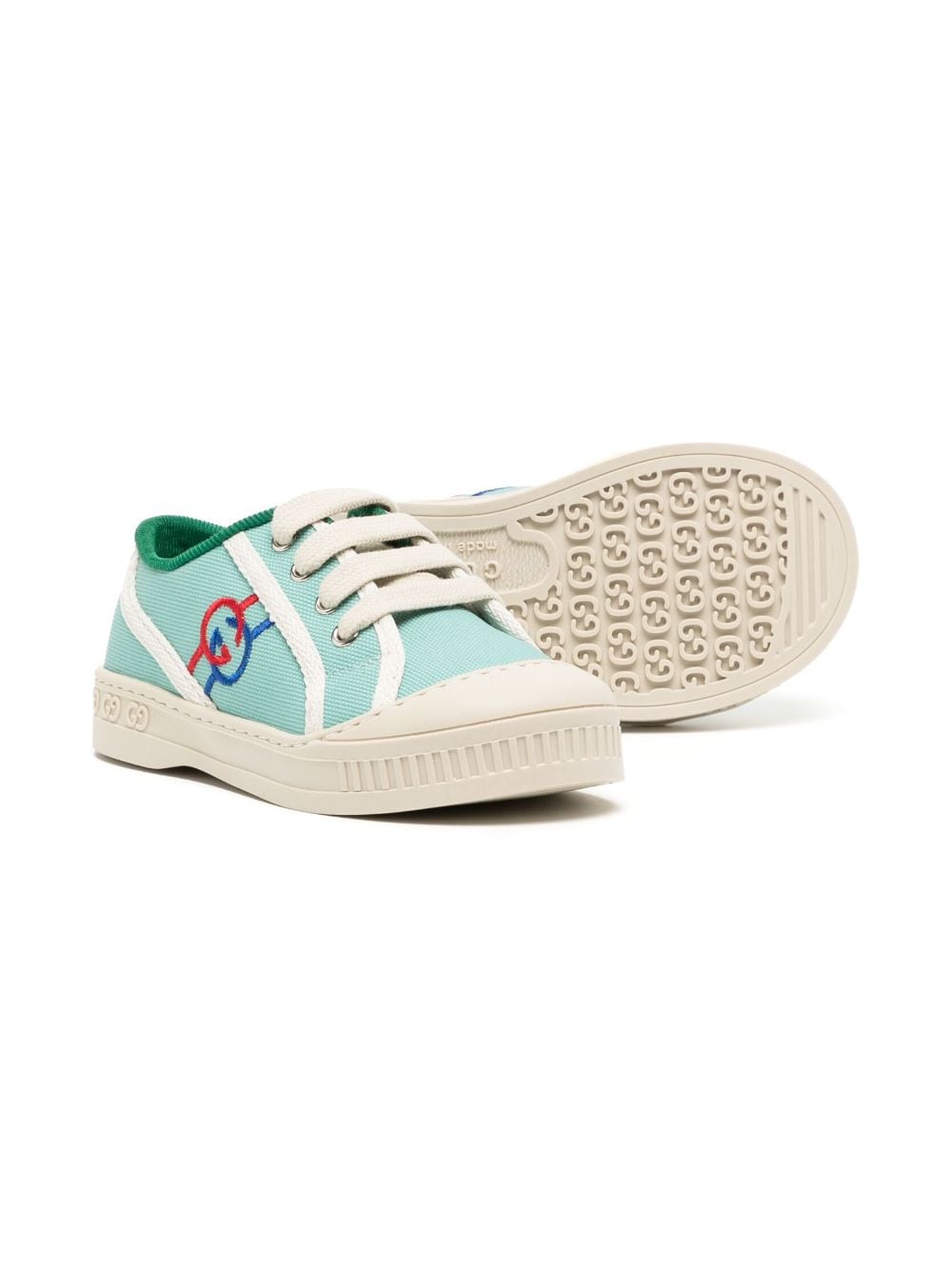 Gucci Kids 1977 Tennis GG sneakers - Groen