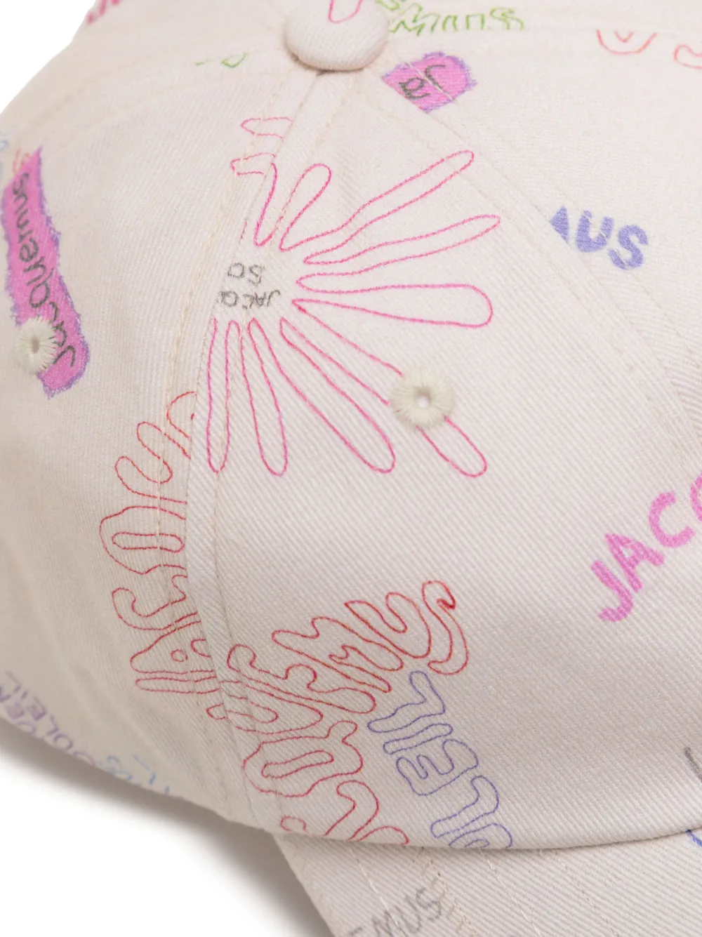 Jacquemus Pet met logoprint - Beige