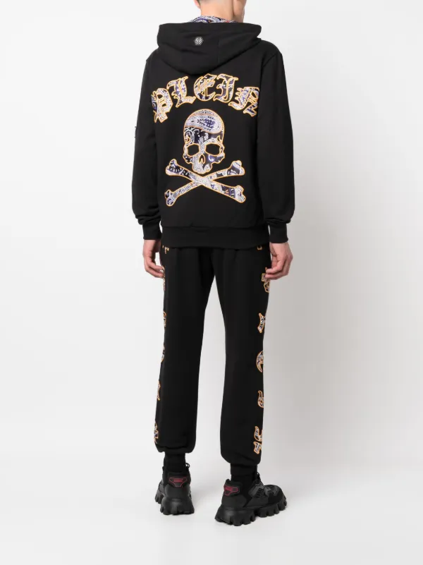 Philipp Plein スカルプリント パーカー | ブラック | FARFETCH JP