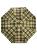 Mackintosh AYR check-pattern automatic telescopic umbrella - Green