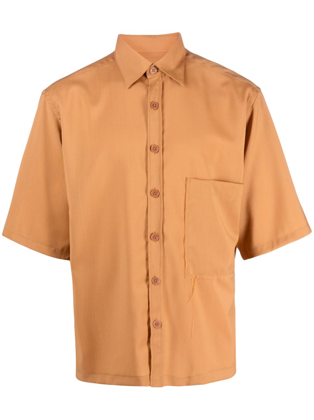 COSTUMEIN SHORT-SLEEVE VIRGIN-WOOL SHIRT