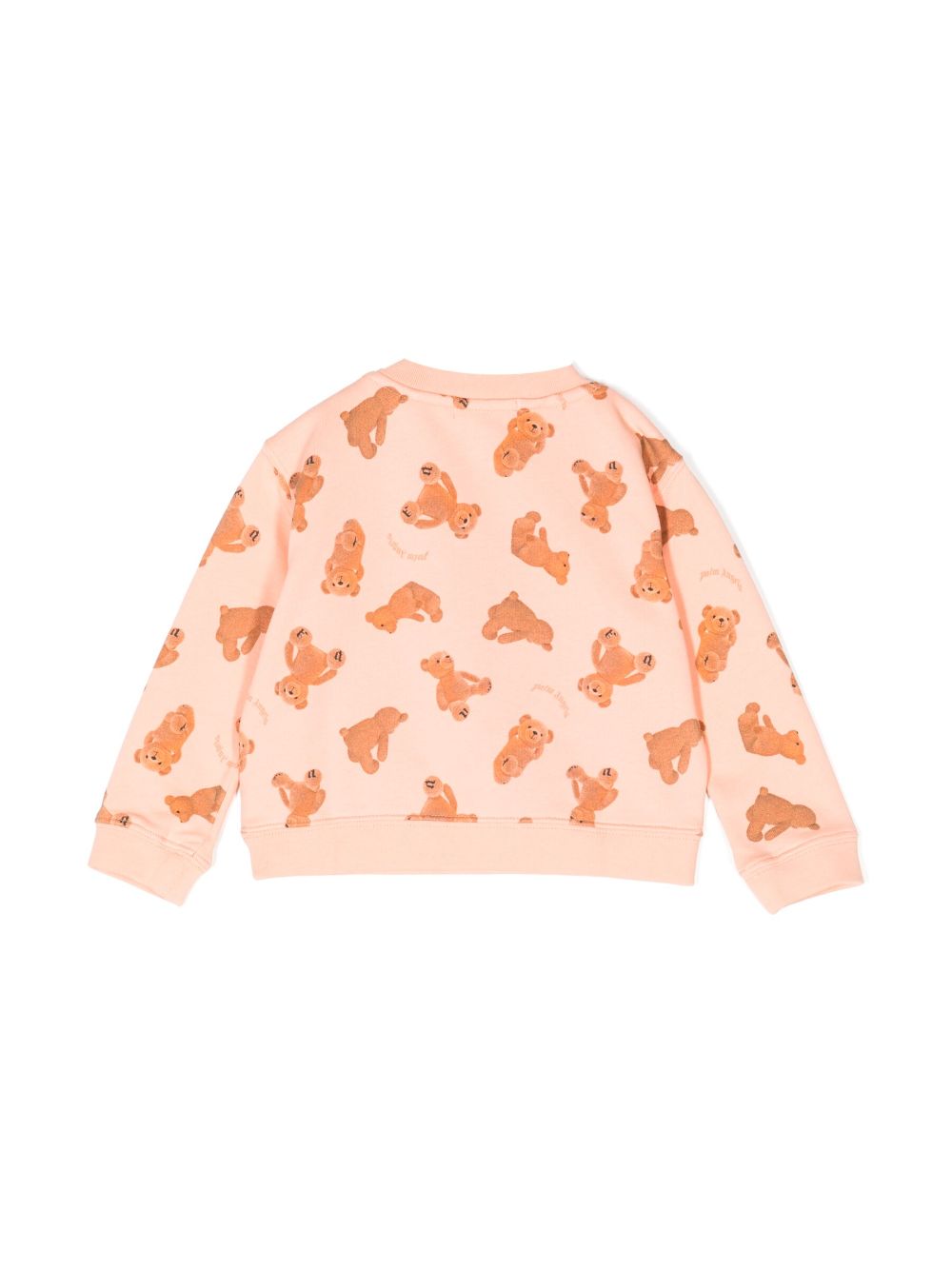 Palm Angels Kids Sweater met teddybeerprint - Roze