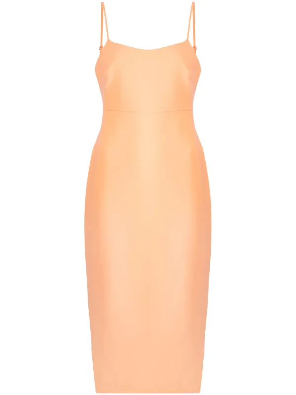 likely orange dress Likely Dune Midi Dress | Orange