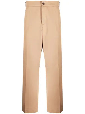ボトムスその他 Maison Kitsune Cream cotton trousers Maison Kitsune Cream Cotton Trousers (MAISON KITSUNE/パンツ