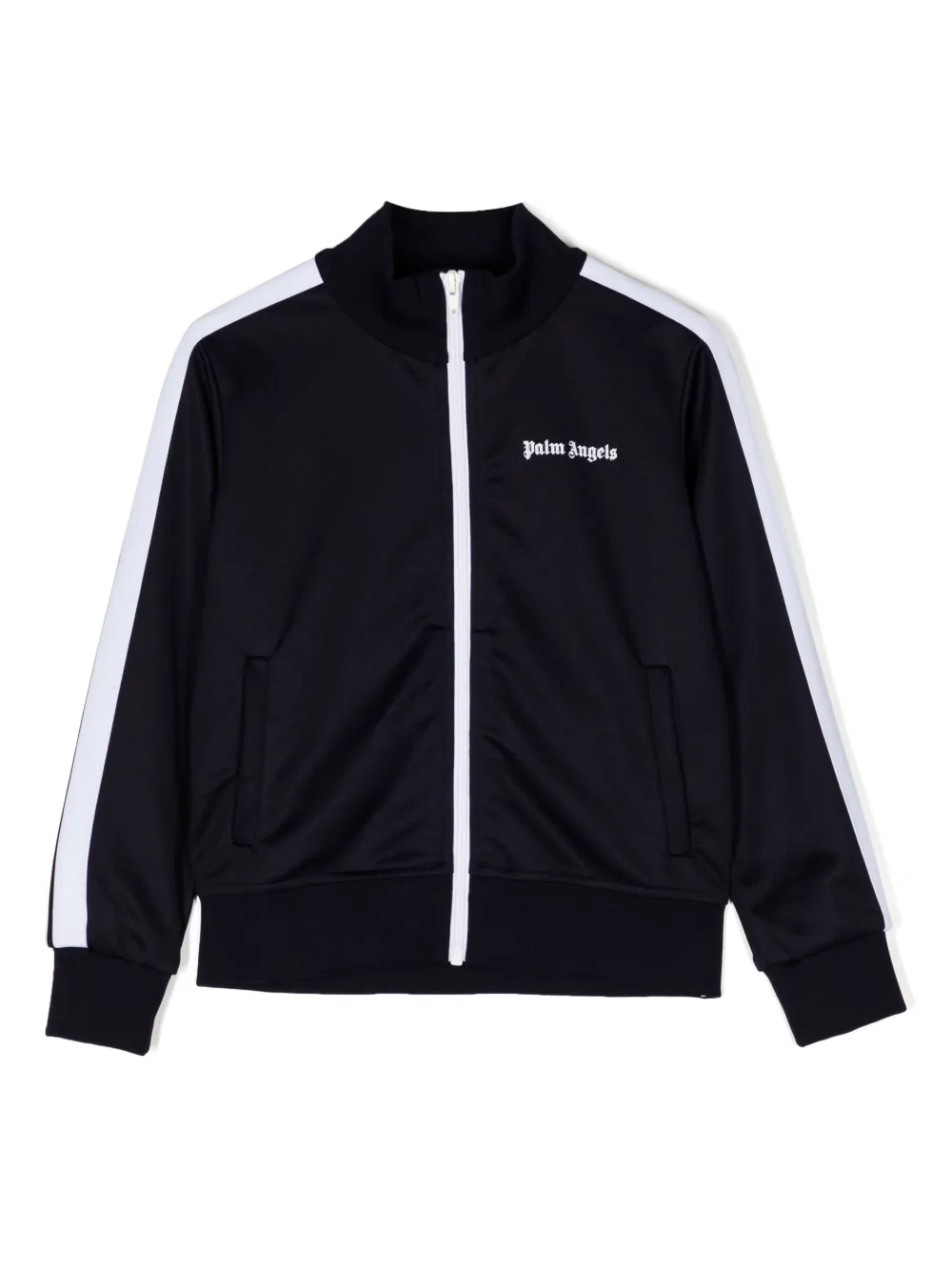 Palm Angels Kids logo-print zip-fastening bomber jacket | Blue | Image 1