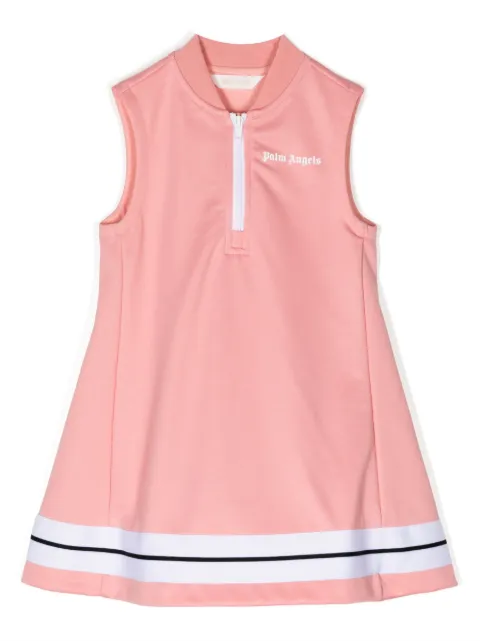 Palm Angels Kids vestido sin mangas con detalle de rayas