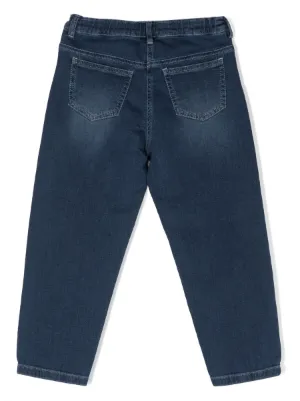 キッズ用ボトムス Il Gufo Blue jeans with daisy embroidery Il Gufo Jeans With Floral Embroidery | italist