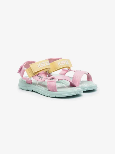 Kenzo Kids ロゴエンボス サンダル