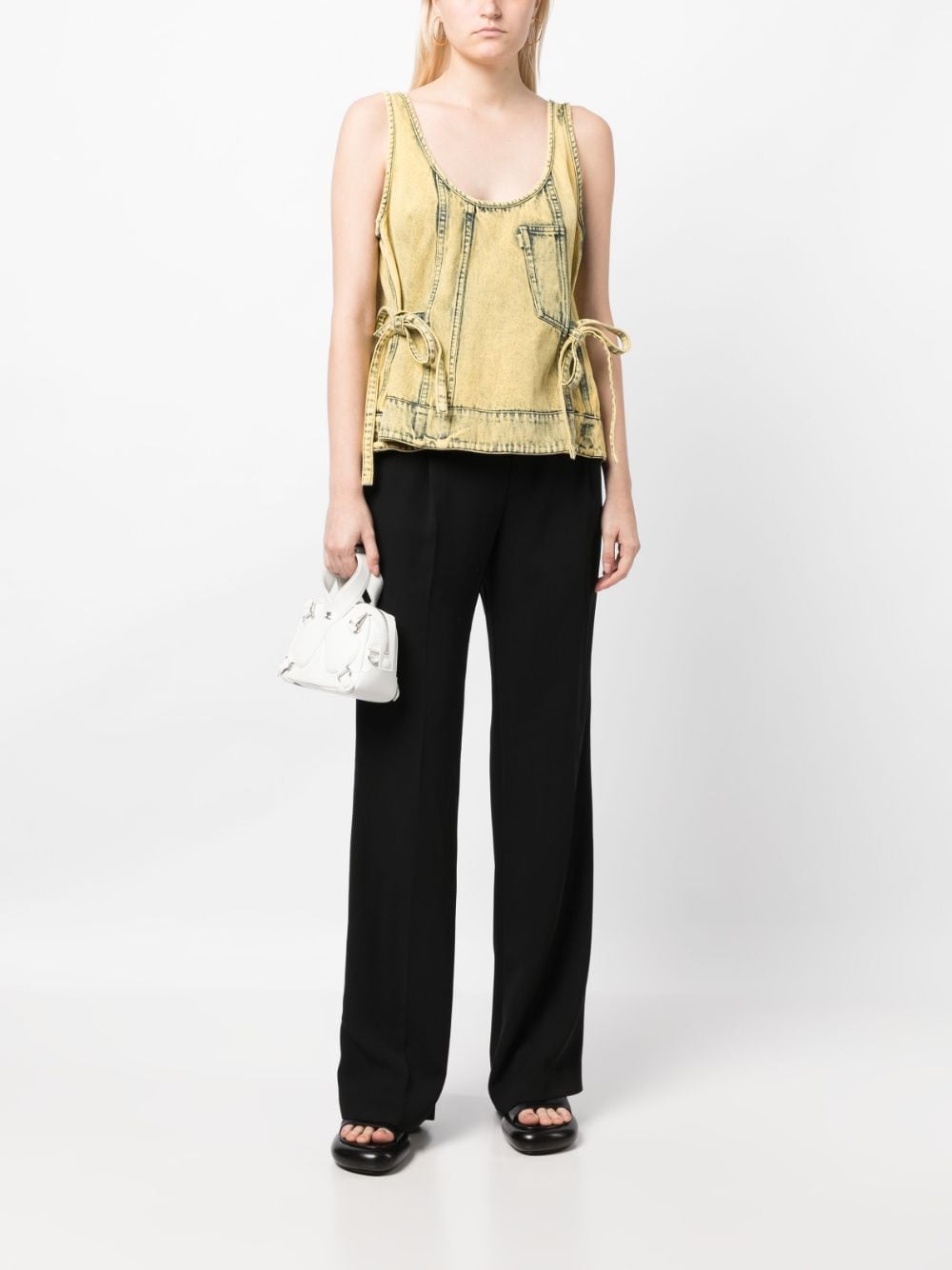 3.1 Phillip Lim Top met ronde hals - Geel