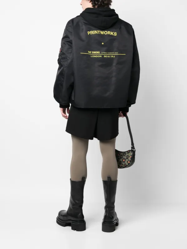 Raf Simons Collared Bomber Jacket - Farfetch