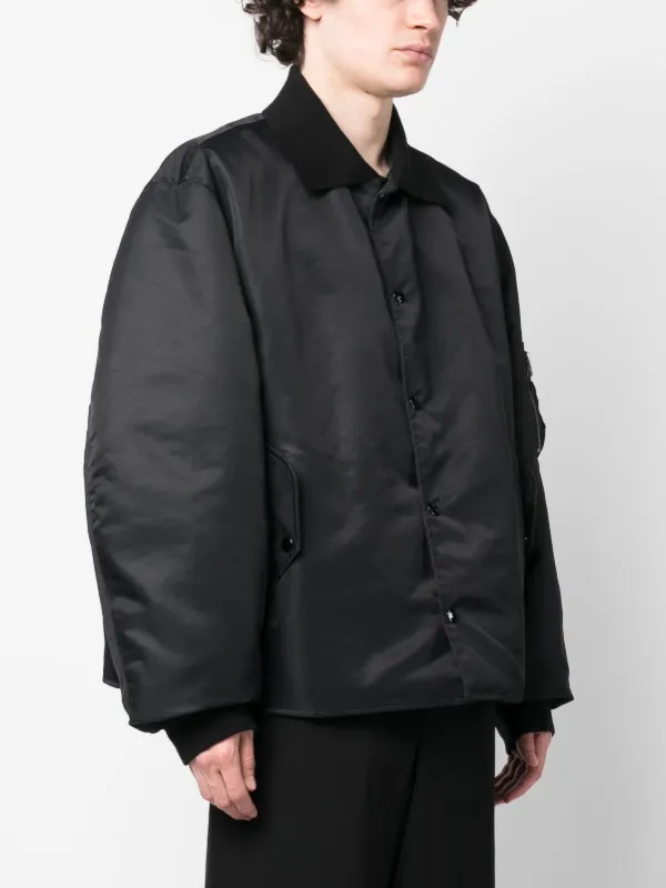 Raf Simons Collared Bomber Jacket - Farfetch