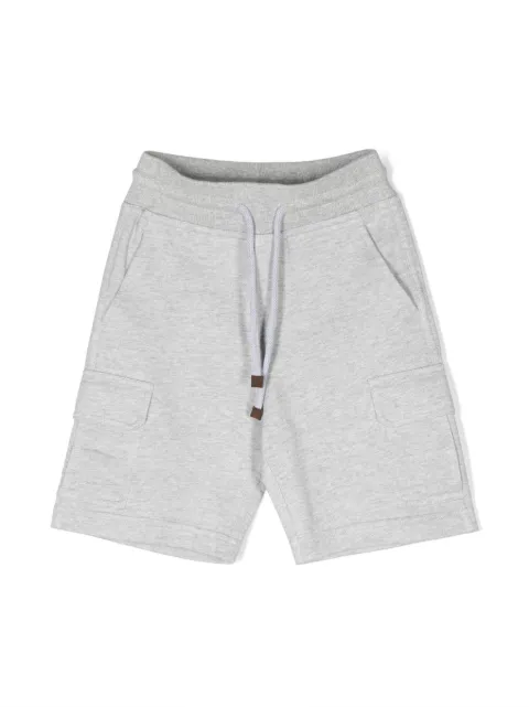 Brunello Cucinelli Kids melange cargo-pocket shorts