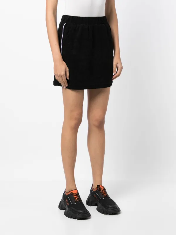 AAPE BY *A BATHING APE® logo-patch Mini Skirt | Black | FARFETCH