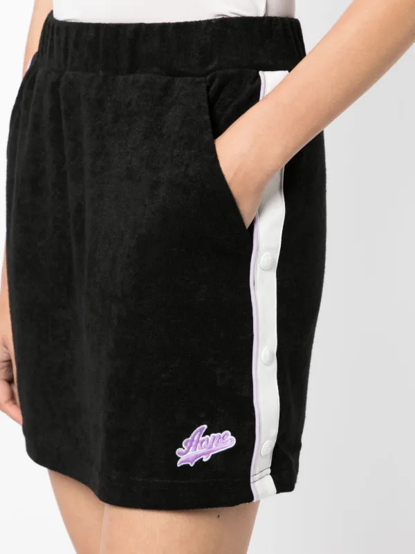 AAPE BY *A BATHING APE® logo-patch Mini Skirt | Black | FARFETCH