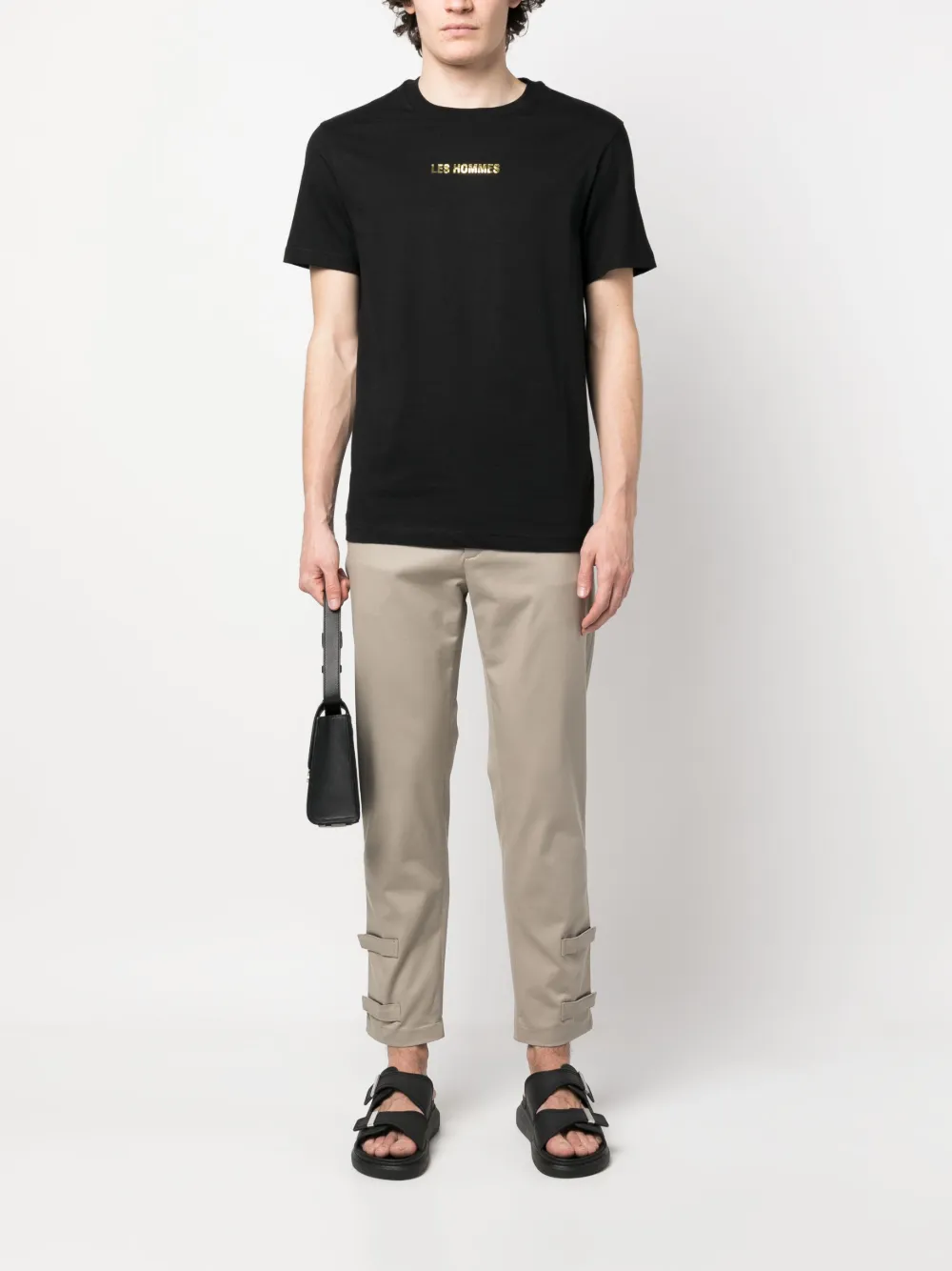 LES HOMMES Straight broek - Beige