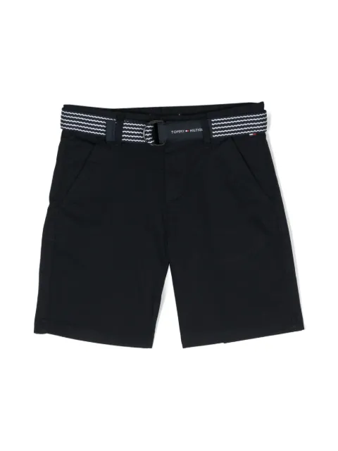 Tommy Hilfiger Junior embroidered-logo knee-length shorts