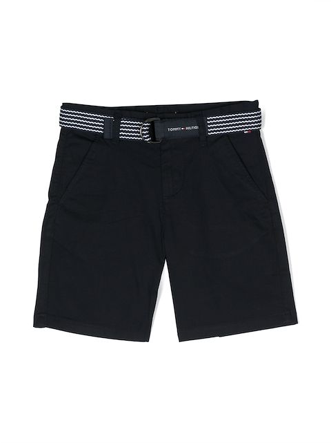 Tommy Hilfiger Junior embroidered-logo knee-length shorts