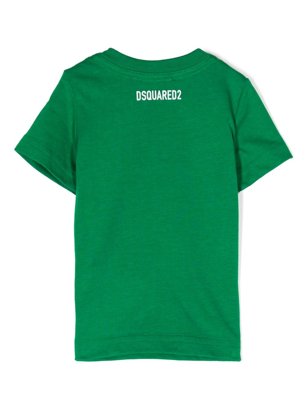 Dsquared2 Kids T-shirt met logoprint - Groen