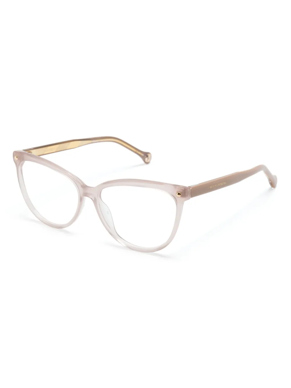 Carolina Herrera Bril met cat-eye montuur - Beige