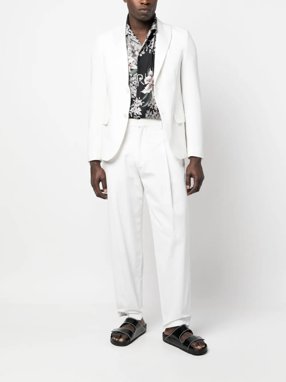Daniele Alessandrini Blazer met enkele rij knopen - Beige
