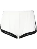 Courrèges contrasting-trim logo shorts - White