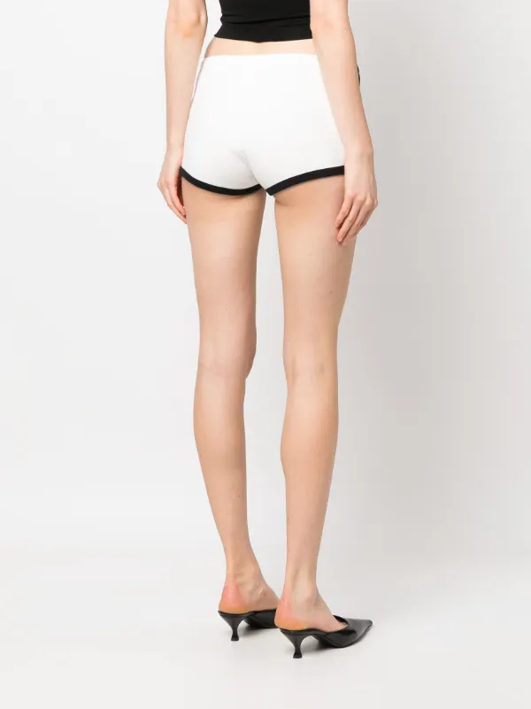 Courrèges コントラストトリム ショートパンツ | ホワイト | FARFETCH JP Courrèges コントラストトリム ショートパンツ | ホワイト | FARFETCH JP