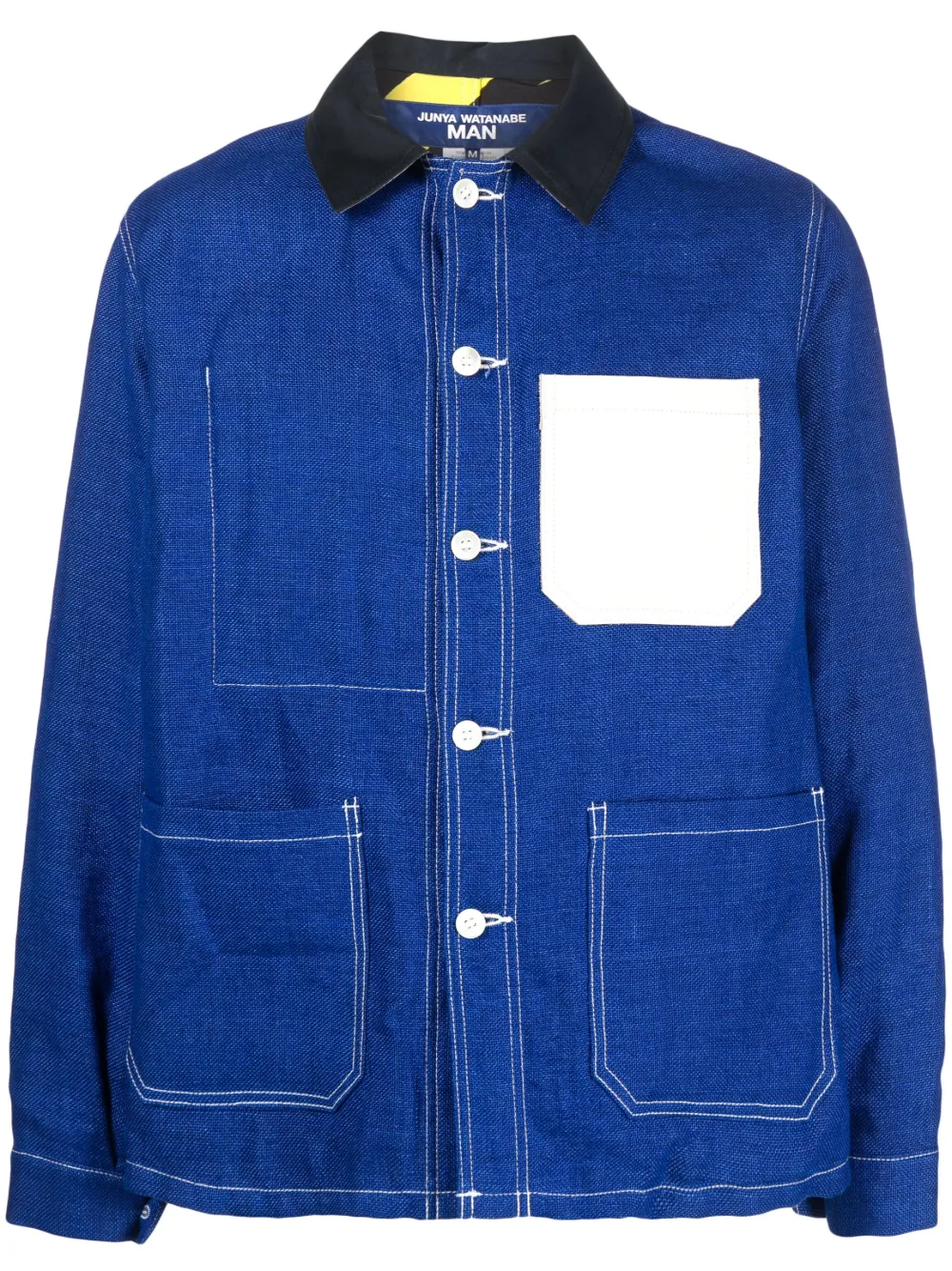 Junya Watanabe MAN contrast-stitching shirt jacket
