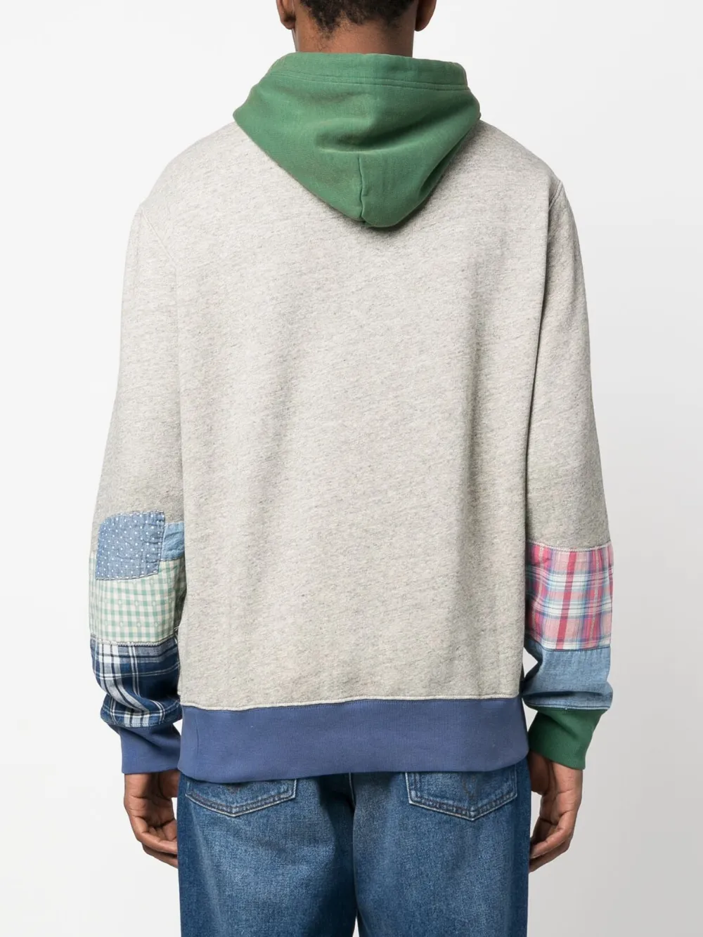 Ralph lauren patchwork hoodie store