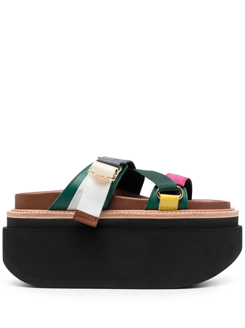 Sacai Hybrid Belt Sandals - Farfetch