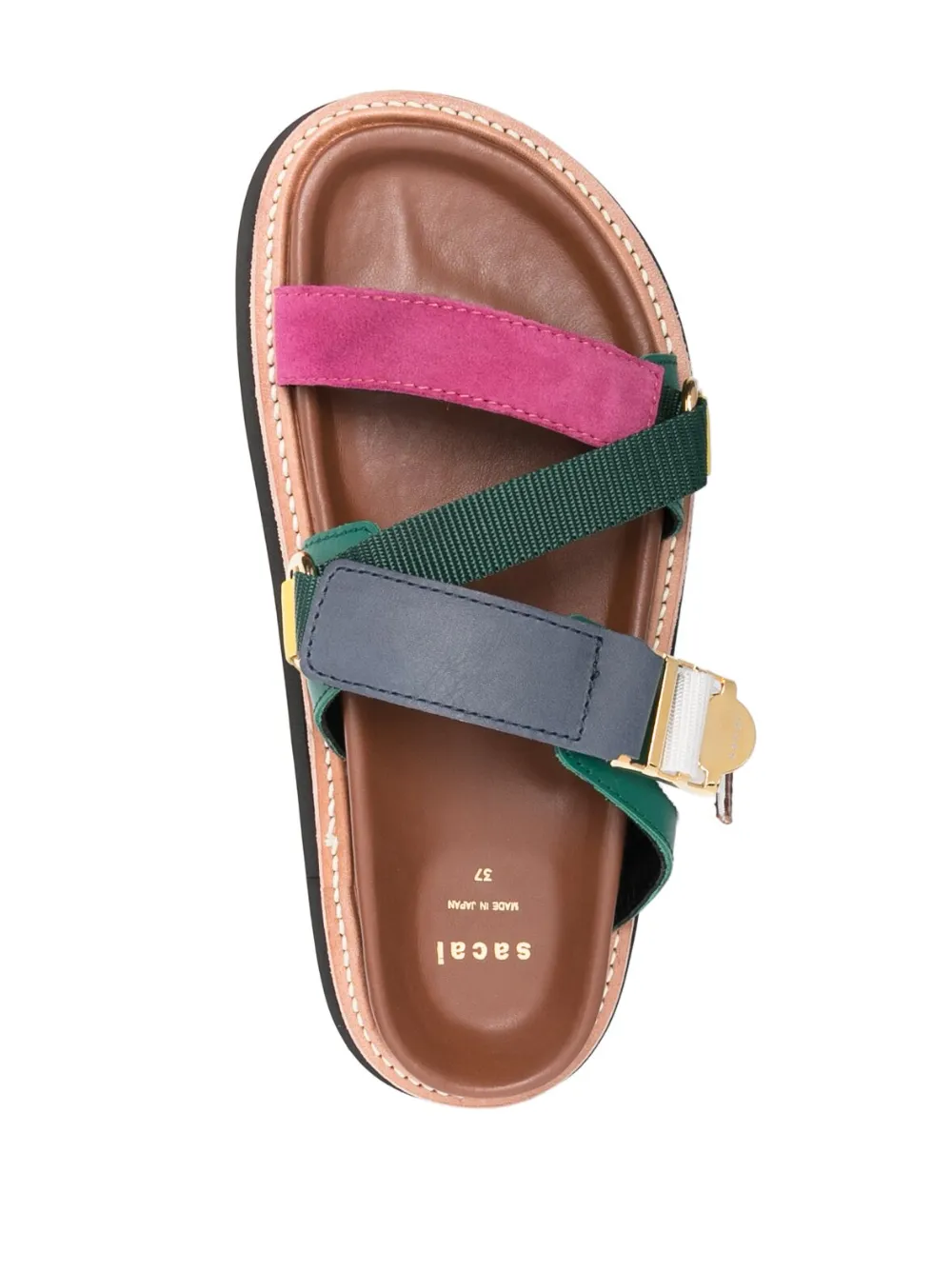 直売特注品 Sacai サカイ 23SS Hybrid Belt Sandals ハイブリッド