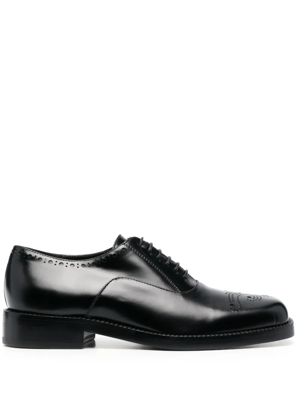 Raf Simons square-toe Oxford shoes - Black