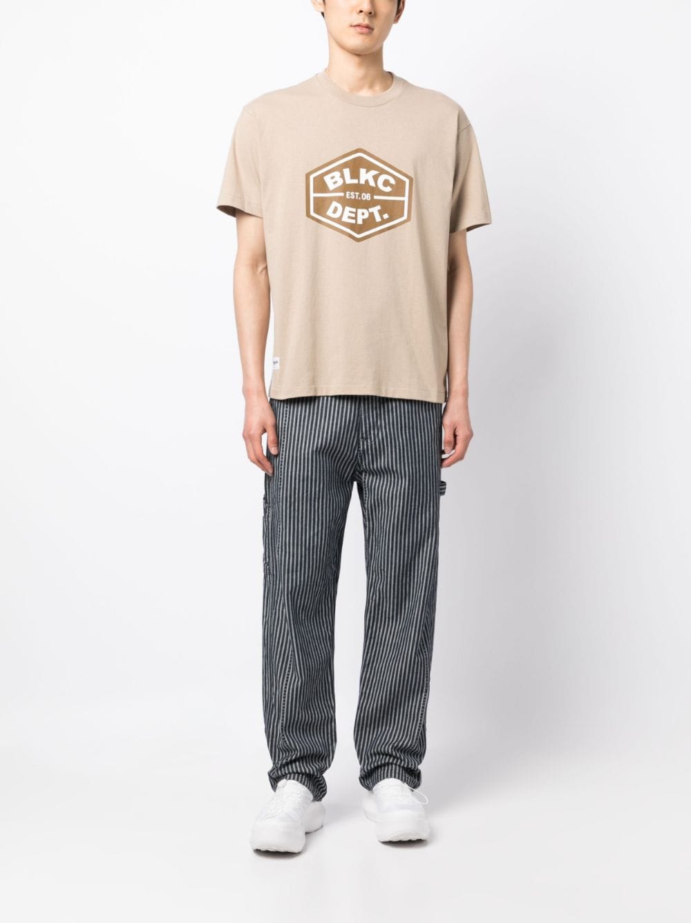 Shop Chocoolate Graphic Logo-print Cotton T-shirt In Brown