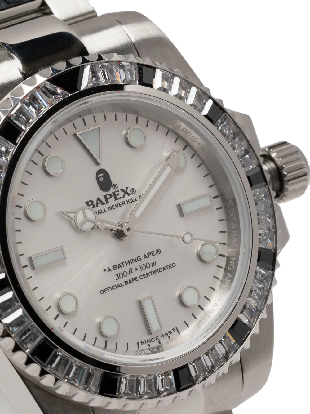 A BATHING APE® Type 1 BAPEX® Crystal Stone 40mm 腕時計 - Farfetch