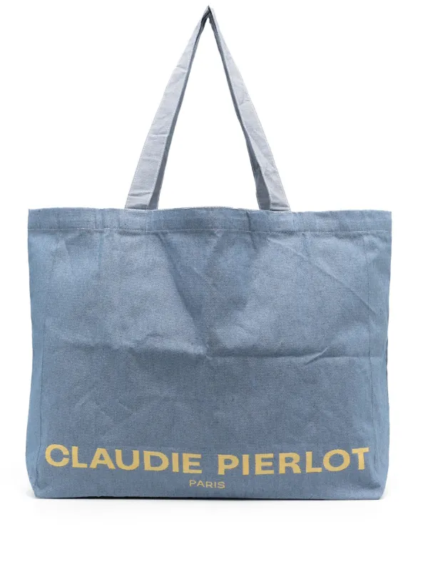 Claudie Pierlot Oversized Tote Bag | Blue | FARFETCH