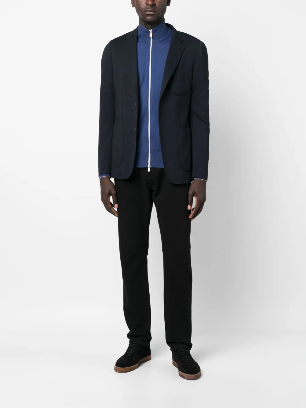 Brunello Cucinelli Fijngebreid vest - Blauw