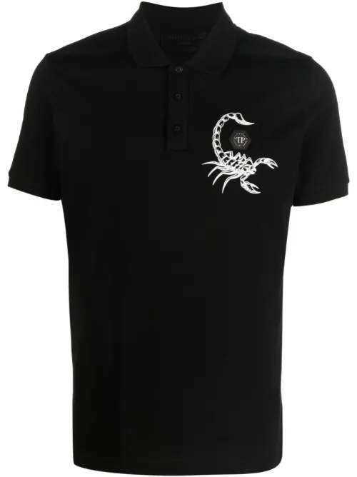 Polo à imprimé graphique - Philipp Plein - Modalova