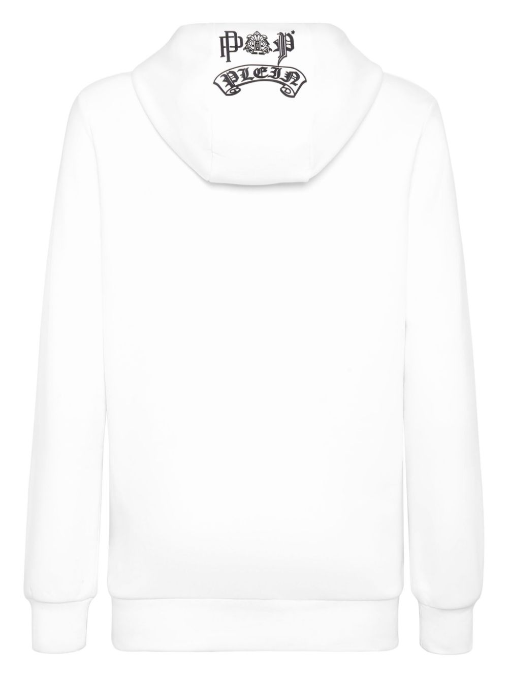 Philipp Plein crystal-embellished skull hoodie Women