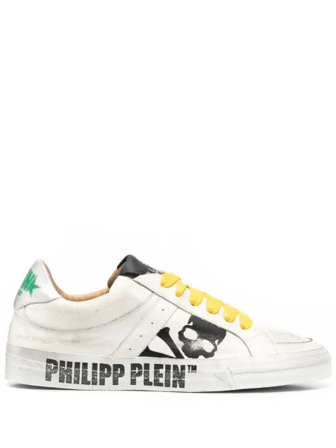 Philipp Plein Retrokickz TM leather sneakers 