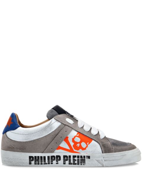 Philipp Plein Retrokickz TM leather sneakers Men