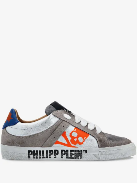 Philipp Plein Retrokickz TM leather sneakers
