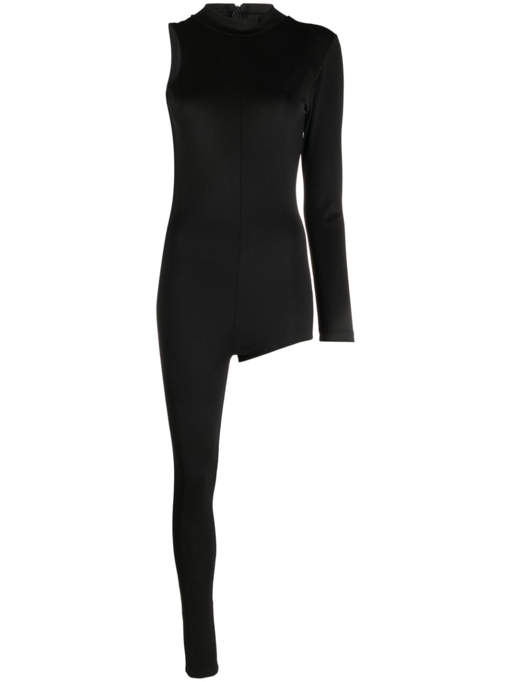 Alchemy X Lia Aram Asymmetric Jumpsuit In Schwarz