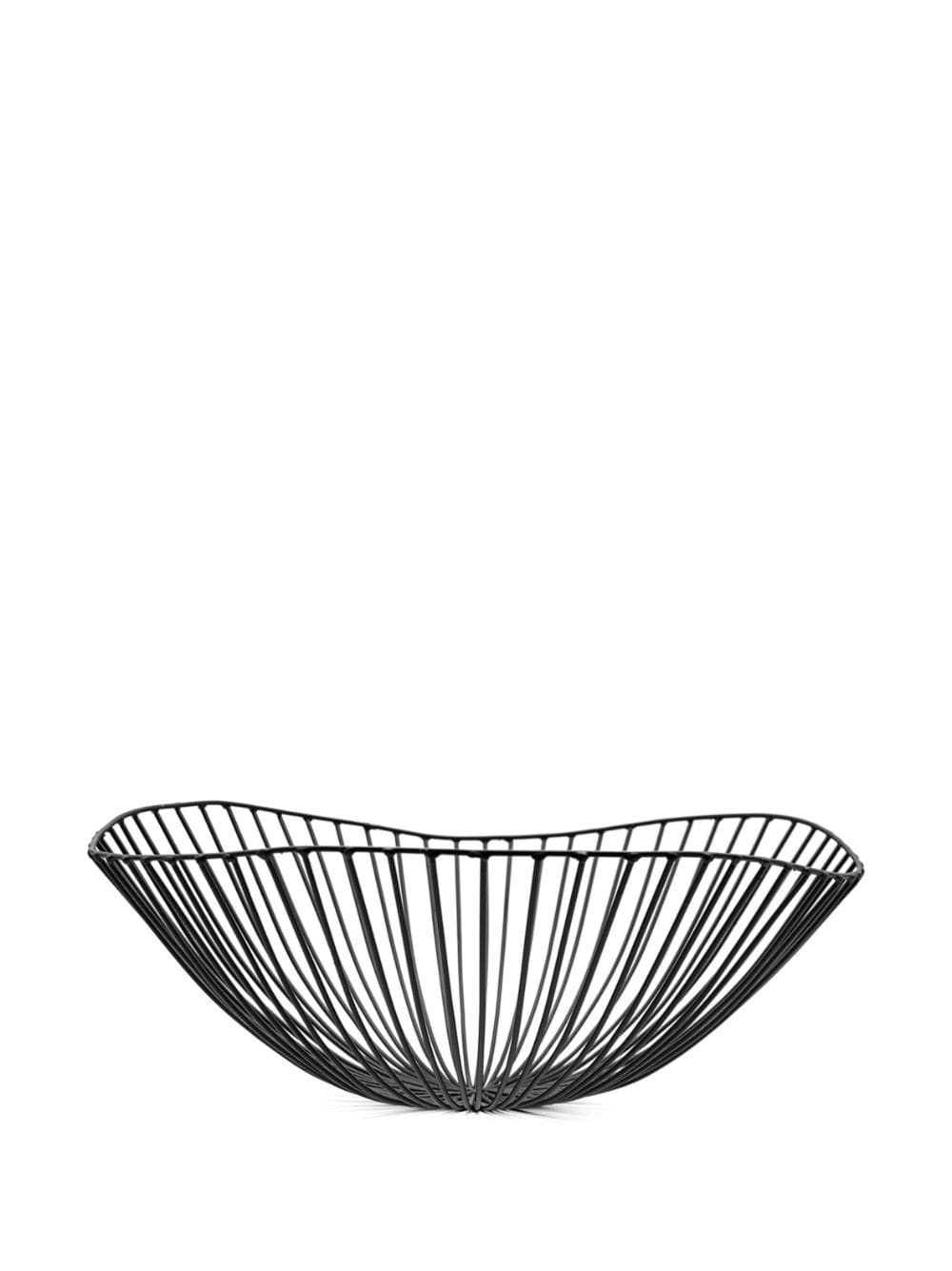 Shop Serax Cesira Wired Basket Bowl In Black