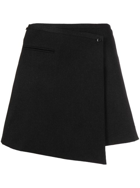 GOODIOUS asymmetric mini skirt