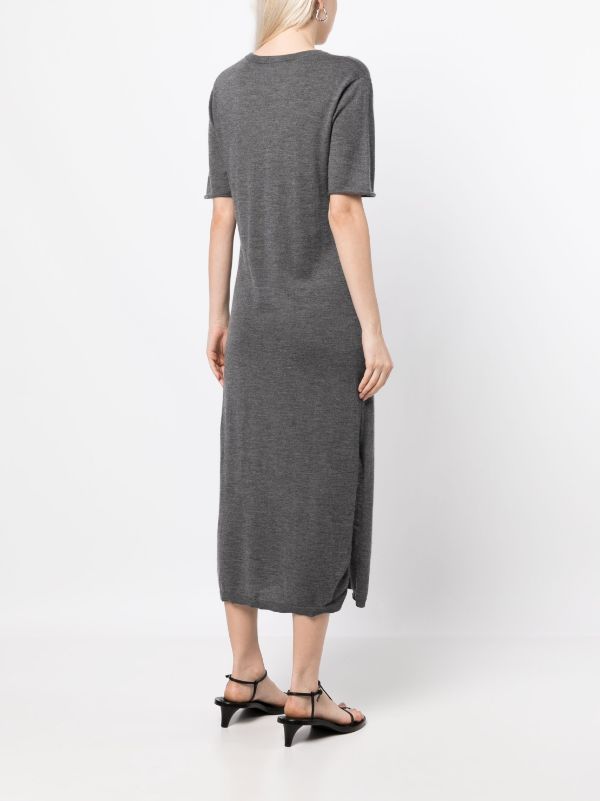 Midi t shirt outlet dress with sleeves