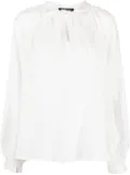 tout a coup tie-neck blouse - White